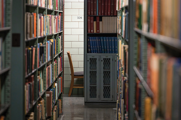 Photo of Memorial Library study carrel