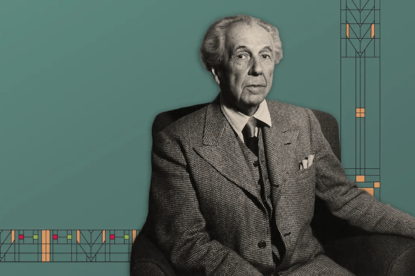 Portrait of Frank Lloyd Wright